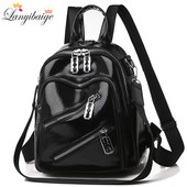Fashion γυναικεία σακίδια πλάτης Σχεδιαστής Pu Leather Travel Pack Back Pack Casual Shoulder Bag Υψηλής ποιότητας Σχολικές τσάντες για εφήβους, κορίτσια Sac
