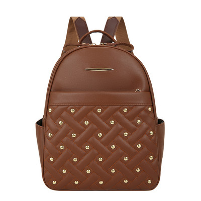 Fashion Rivet Designer Backpacks Γυναικείες πολυλειτουργικές αντικλεπτικές τσάντες ώμου Teen girls Μικρές σχολικές τσάντες Mochila 2023 Νέο