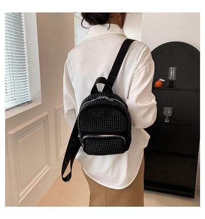 Moodsad needid Naiste väike seljakott Vintage Feminina kooli miniseljakott naistele naiste kott Soliidne tüdruk Mochilas маленький рюк