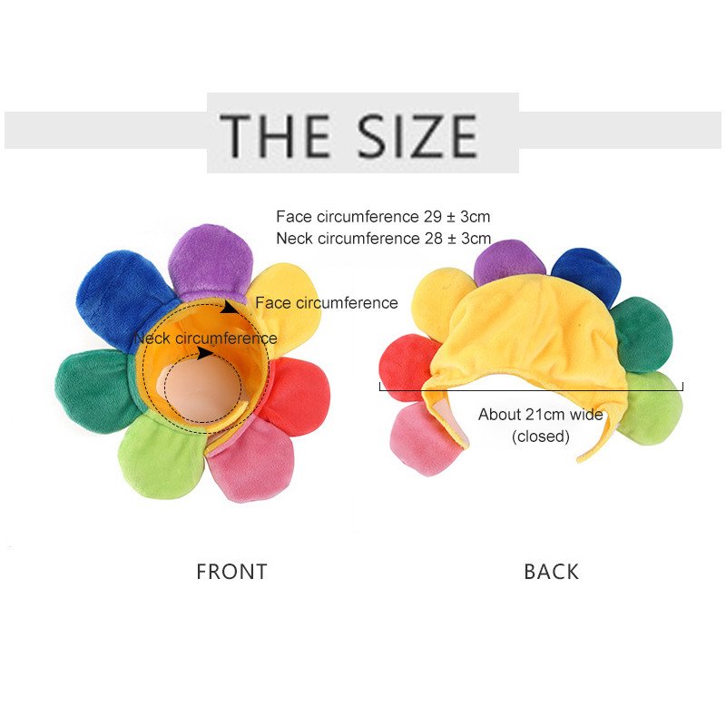 Lemmikloomakassi mütsid Päevalillekujuline müts Teddy Kleit Lillega peakate Lemmiklooma kostüüm peoks Cosplay Aksessuaarid Dropshipping