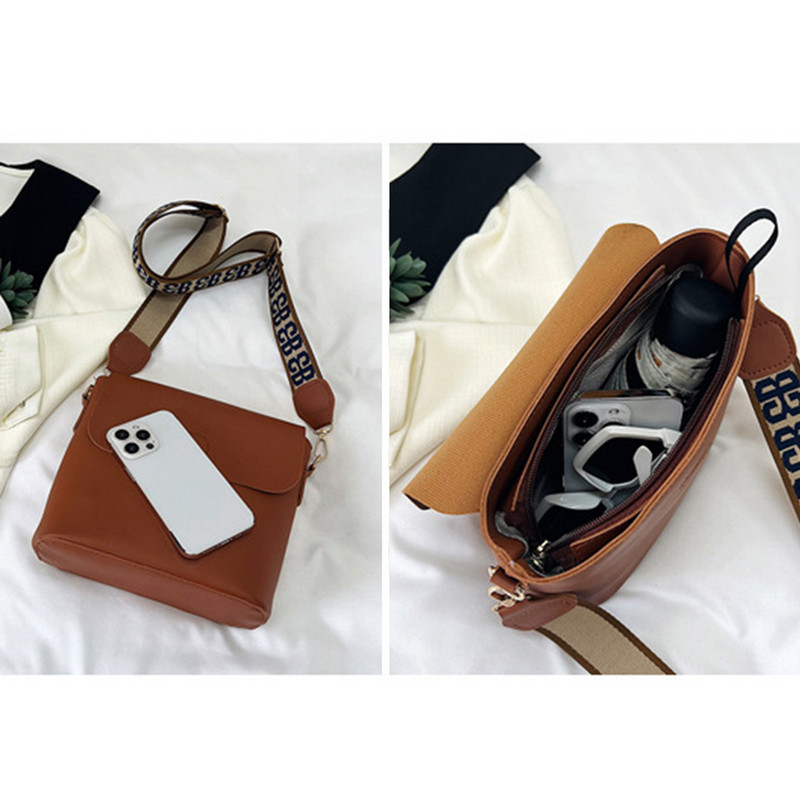 Poșetă din piele cu curea reglabilă, geantă de umăr ocazională, versatilă, rezistentă la apă, pentru bărbați, femei, pentru cumpărături/vacanță