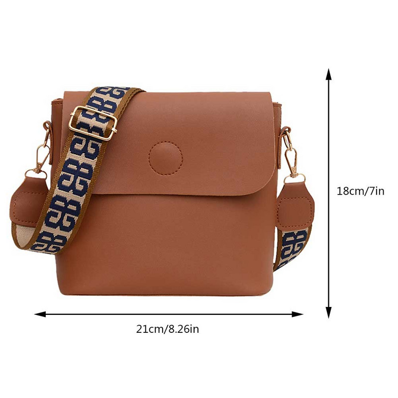 Poșetă din piele cu curea reglabilă, geantă de umăr ocazională, versatilă, rezistentă la apă, pentru bărbați, femei, pentru cumpărături/vacanță