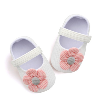 Arc cu flori pentru copil mic, primii plimbări, pantofi pentru pas pentru bebeluși, pantofi respirabili pentru bebeluși, pantofi anti-alunecare, pentru fete, stil prințesă, prewalkers