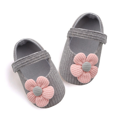 Arc cu flori pentru copil mic, primii plimbări, pantofi pentru pas pentru bebeluși, pantofi respirabili pentru bebeluși, pantofi anti-alunecare, pentru fete, stil prințesă, prewalkers