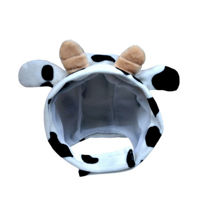 Αστείο σχήμα ζώου Σχήμα κατοικίδιων σκυλιών Σκύλος γάτας Ζεστό καπέλο αγελάδων Πρωτοχρονιάτικο πάρτι Χριστουγεννιάτικο αξεσουάρ Cosplay Photo Props Καπέλα κεφαλής