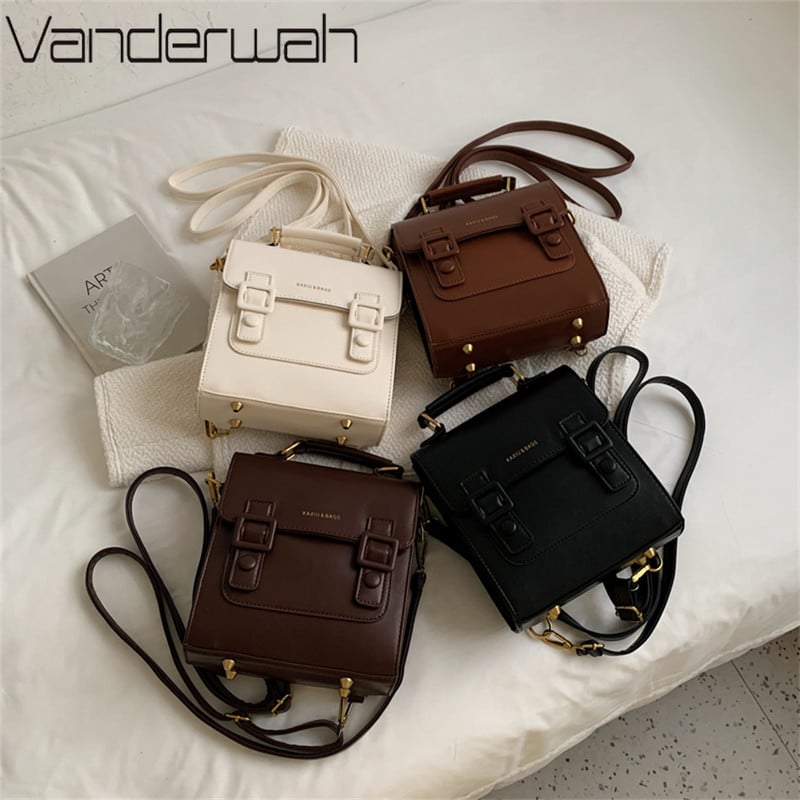 Naiste nahast seljakott Õlakott Väike disainiga kotikott Naistele Tüdrukutele Moepäevakotid Teismeliste Koolikotid Mochilas Feminina