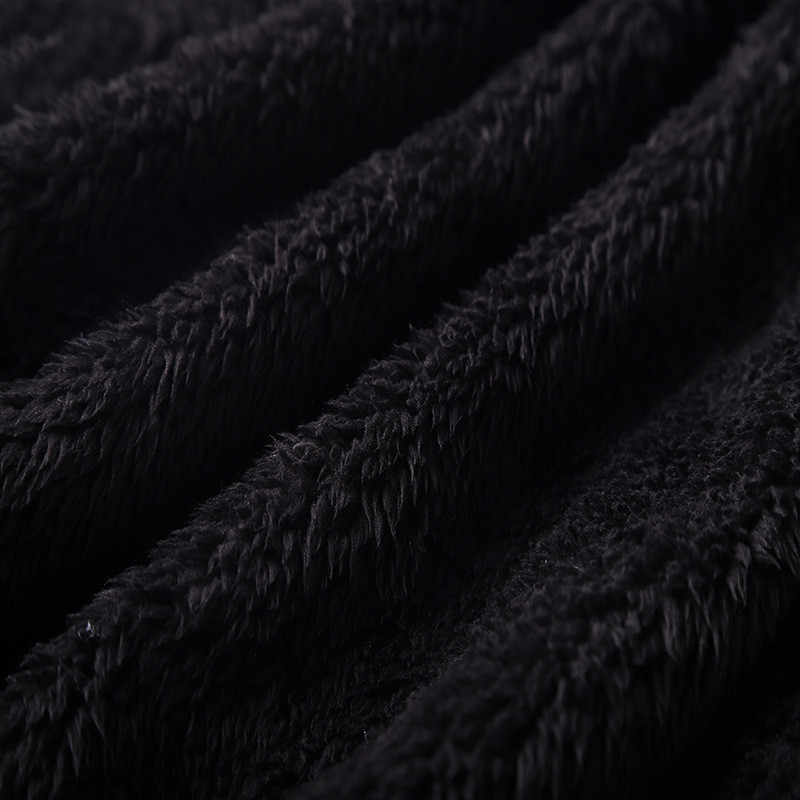 2023. Jesen Zima Flis kratka jakna Široki lepršavi kaputi Jednobojni Topli gornji dijelovi Ulična odjeća Ležerna odjeća za muškarce