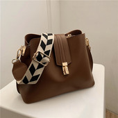 Vintage jednostavna mala PU kožna torba preko ramena za žene 2023. Dizajnerska modna ženska luksuzna crna torbica na rame torbica