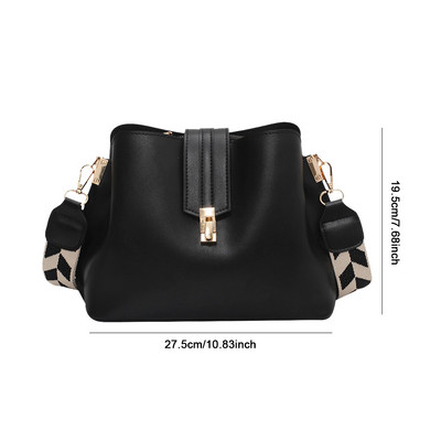 Vintage jednostavna mala PU kožna torba preko ramena za žene 2023. Dizajnerska modna ženska luksuzna crna torbica na rame torbica