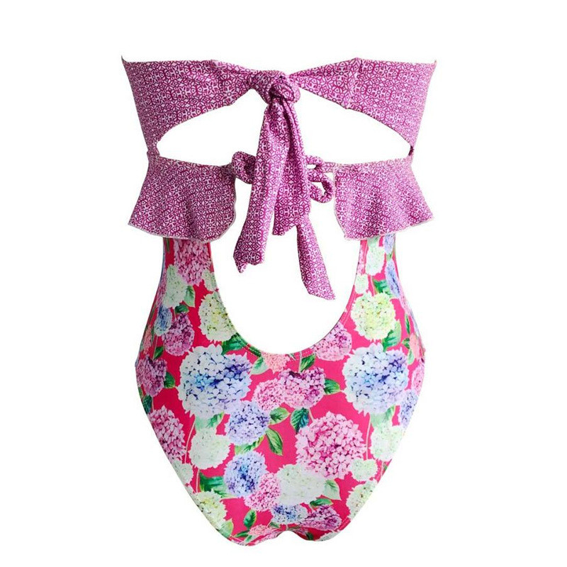 2023 Sexy One Piece μαγιό βολάν Γυναικεία Monokini κορμάκι Push Up Γυναικείο μαγιό Καλοκαιρινό Ρούχα παραλίας