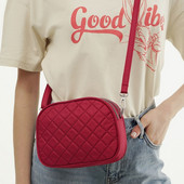 Γυναικεία καπιτονέ τσάντα χιαστί Ευέλικτη τσάντα τσάντα με λουράκι πολλαπλών τσέπης Ρυθμιζόμενη τσάντα Fasion Casual Commuting