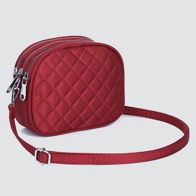 Γυναικεία καπιτονέ τσάντα χιαστί Ευέλικτη τσάντα τσάντα με λουράκι πολλαπλών τσέπης Ρυθμιζόμενη τσάντα Fasion Casual Commuting