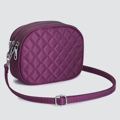 Γυναικεία καπιτονέ τσάντα χιαστί Ευέλικτη τσάντα τσάντα με λουράκι πολλαπλών τσέπης Ρυθμιζόμενη τσάντα Fasion Casual Commuting