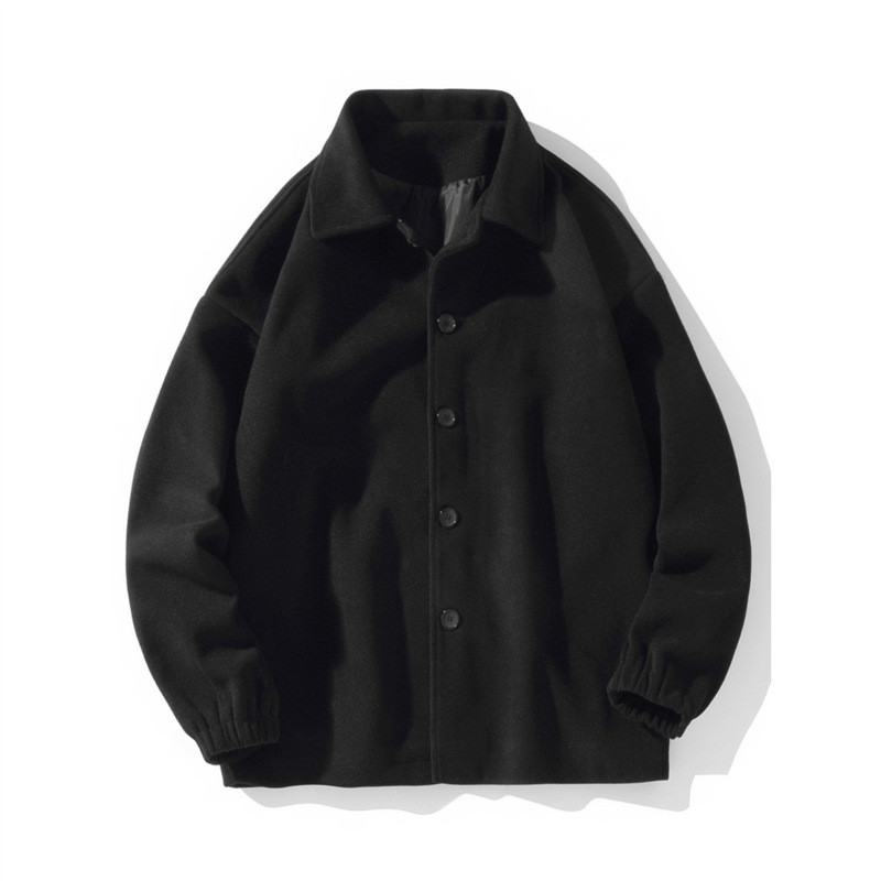 2023 Νέο γιαπωνέζικο και κορεάτικο μάλλινο παλτό φθινοπώρου Κοντό μάλλινο μπουφάν υψηλής ποιότητας Ανεμοδράστη
