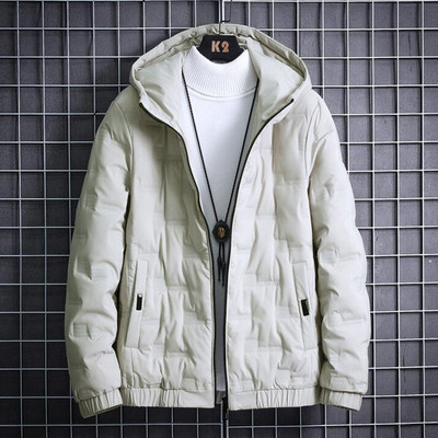 Ανδρικό πουπουλένιο τζάκετ Ανδρικό ελαφρύ και λεπτό κοντό στυλ συν ογκώδες μέγεθος Μοντέρνο όμορφο χειμωνιάτικο νέο παλτό Boy Κορεατική έκδοση Ζεστό