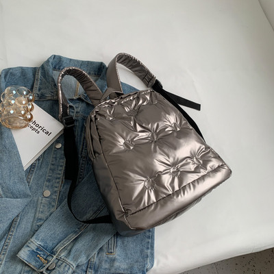 Γυναικεία σακίδια πλάτης Casual Travel Winter Space Βαμβακερές τσάντες ώμου Sac A Dos Fashion Γυναικείες τσάντες Σχολικές τσάντες Mochilas