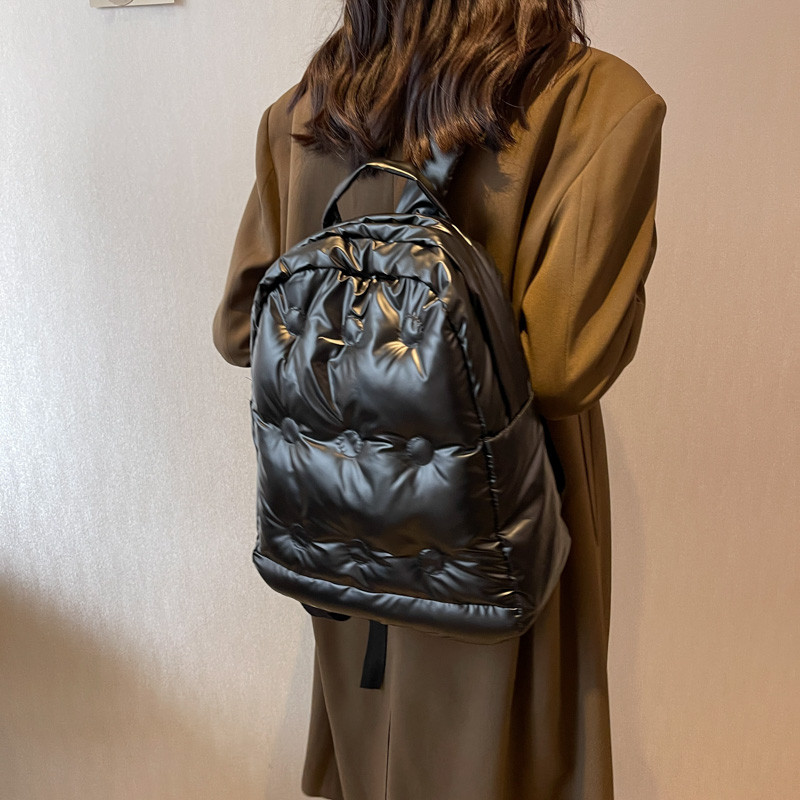 Γυναικεία σακίδια πλάτης Casual Travel Winter Space Βαμβακερές τσάντες ώμου Sac A Dos Fashion Γυναικείες τσάντες Σχολικές τσάντες Mochilas