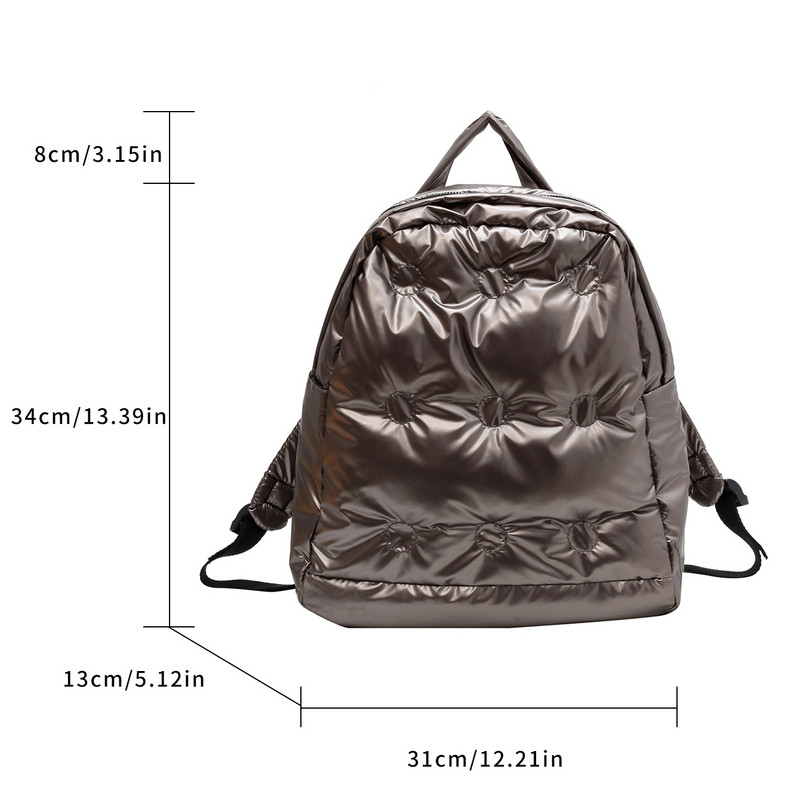 Γυναικεία σακίδια πλάτης Casual Travel Winter Space Βαμβακερές τσάντες ώμου Sac A Dos Fashion Γυναικείες τσάντες Σχολικές τσάντες Mochilas