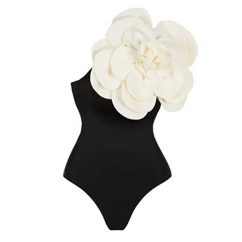 2023 Flower One Piece Μαγιό Γυναικεία Μαγιό Monokini Φορμάκι Λευκό μαγιό Ζώνη παραλίας