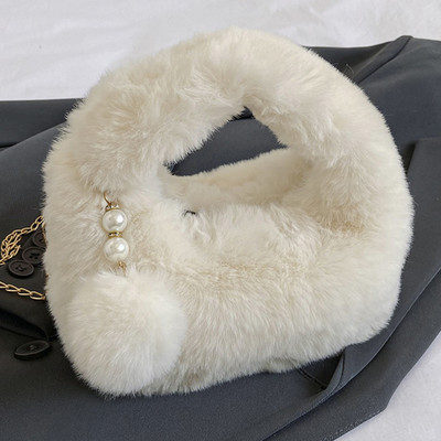 Geantă de mână neclară pentru femei, cu lanțuri de modă, geantă de mână mică, de culoare solidă, cu închidere cu fermoar, geantă de mână pentru femei.