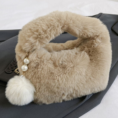 Geantă de mână neclară pentru femei, cu lanțuri de modă, geantă de mână mică, de culoare solidă, cu închidere cu fermoar, geantă de mână pentru femei.