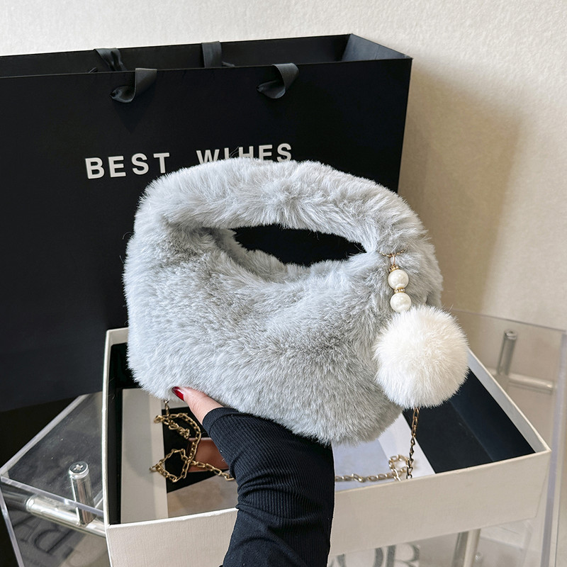 Geantă de mână neclară pentru femei, cu lanțuri de modă, geantă de mână mică, de culoare solidă, cu închidere cu fermoar, geantă de mână pentru femei.