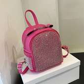 5 värvi läikivad kivikivid naiste seljakott Mood reisid tüdrukutele koolikott Luksuslik teemantide käekott vabaaja kott naistele