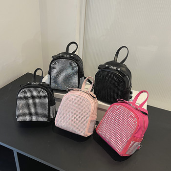 5 χρώματα Γυαλιστερά στρας Γυναικεία σακίδια πλάτης Μόδα ταξίδια για κορίτσια Σχολική τσάντα Πολυτελή διαμάντια Τσάντα τσάντα χιαστί Γυναικεία