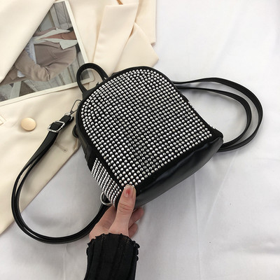 5 värvi läikivad kivikivid naiste seljakott Mood reisid tüdrukutele koolikott Luksuslik teemantide käekott vabaaja kott naistele