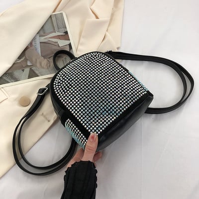 5 värvi läikivad kivikivid naiste seljakott Mood reisid tüdrukutele koolikott Luksuslik teemantide käekott vabaaja kott naistele