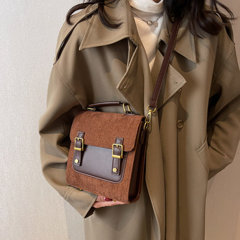 Кадифена чанта за жени Ученически чанти в японски стил Дизайнерски чанти за пътуване Модна ретро дамска раница Платнена чанта за кръст Малка