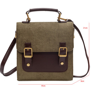 Кадифена чанта за жени Ученически чанти в японски стил Дизайнерски чанти за пътуване Модна ретро дамска раница Платнена чанта за кръст Малка