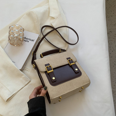 Κοτλέ τσάντα για γυναίκες Σχολικές τσάντες Ιαπωνικού στυλ Τσάντες ταξιδιού σχεδιαστές μόδας ρετρό γυναικείο σακίδιο πλάτης Καμβά τσάντα χιαστί Μικρό