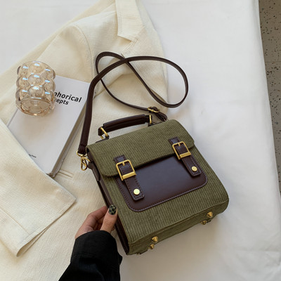 Κοτλέ τσάντα για γυναίκες Σχολικές τσάντες Ιαπωνικού στυλ Τσάντες ταξιδιού σχεδιαστές μόδας ρετρό γυναικείο σακίδιο πλάτης Καμβά τσάντα χιαστί Μικρό