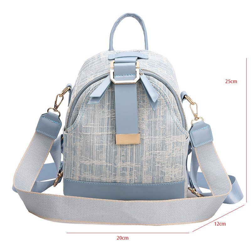 Rucsac casual, de designer, cu broderie jacquard, geantă de umăr pentru femei, geantă de mână mică, retro denim, geantă pentru femei.