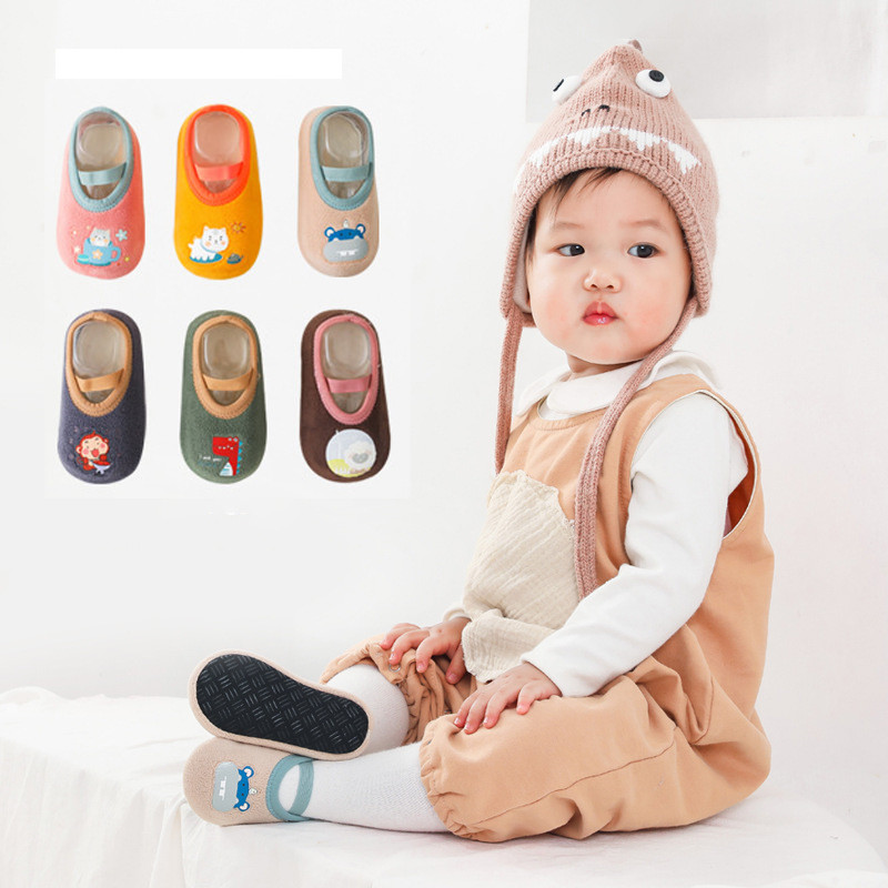 Παπούτσια για μωρά Παπούτσια για μωρά Αντιολισθητικά παπούτσια για πάχυνση Κάλτσες Παπούτσια δαπέδου Κάλτσες ποδιών Κάλτσες σε στυλ ζώων για μωρά Flat παπούτσια