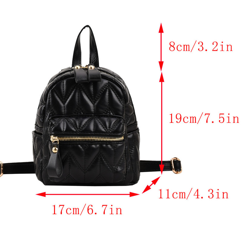 Mini rucsac de lux, din piele PU, geantă crossbody pentru adolescent, geantă de umăr neagră, geantă de școală, drăguță, pentru fete, pentru telefon