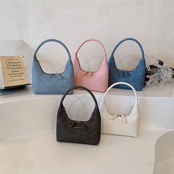 Γυναικεία Τσάντα ώμου Fashionalbe Τσάντα PU Tote Τσάντα πολυτελείας σχεδιαστή γαλλικού στυλ Απλή γυναικεία τσάντα για ταξίδια γραφείου