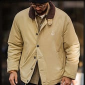 Maden Vintage N1 tekijoped meestele Amekaji Winter Windbreak Military kardigan mantlid vabaaja polsterdatud jakk, soe lühike park