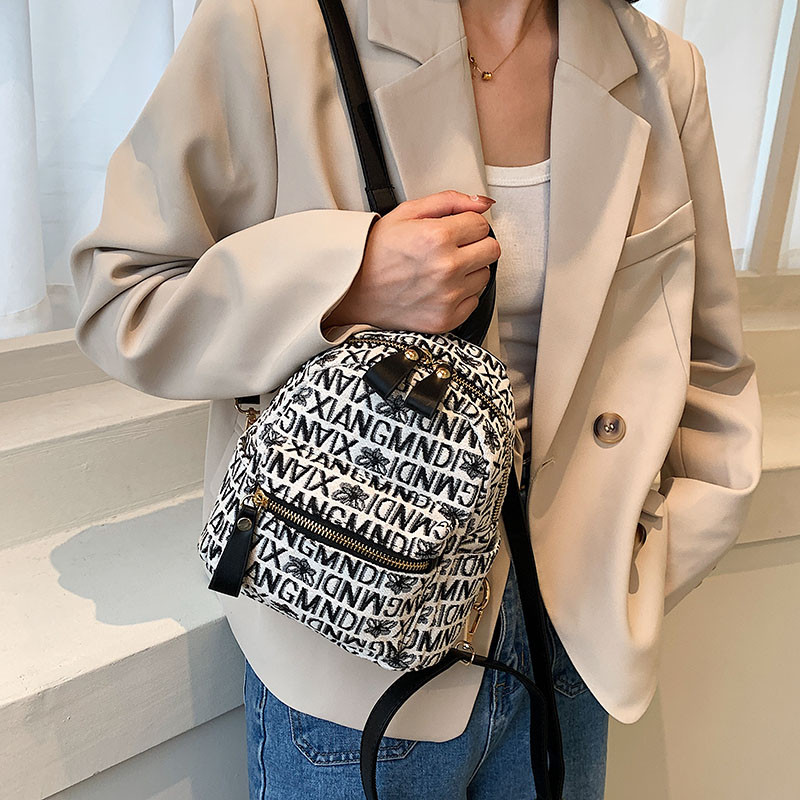 PU Δερμάτινο μίνι γυναικείο σακίδιο πλάτης πολλαπλών λειτουργιών Γυναικείο τσαντάκι τηλεφώνου Γυναικείο σχολικό σακίδιο πλάτης Τσάντες ώμου γκράφιτι για γυναίκες