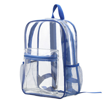 Τσάντα αποθήκευσης PVC μεγάλης χωρητικότητας Μαθητικό σακίδιο πλάτης Μικρό Διαφανές αδιάβροχο σακίδιο πλάτης