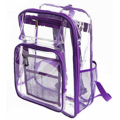 Τσάντα αποθήκευσης PVC μεγάλης χωρητικότητας Μαθητικό σακίδιο πλάτης Μικρό Διαφανές αδιάβροχο σακίδιο πλάτης