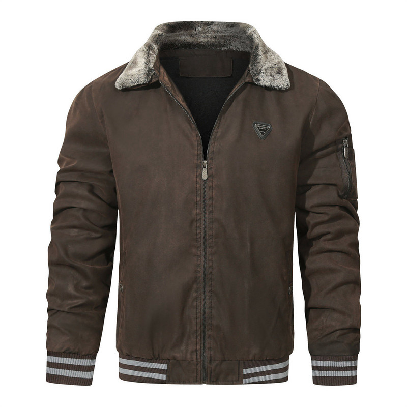 Ανδρικά Ρούχα Μπουφάν Ανδρικά Μπουφάν Ανδρικά Μπουφάν Μεγάλο Ψηλό Χειμερινό Μπουφάν Πέτο Γιακά Κλίση Με Για Φερμουάρ Όρθια Παλτό Ανδρικά