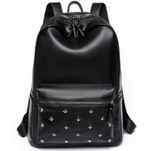 Rivet διακοσμητικά γυναικεία επώνυμα σακίδια πλάτης Anti Splash PU Δερμάτινα υφασμάτινα σακίδια Πολλαπλές λειτουργικές σχολικές τσάντες μεγάλης χωρητικότητας