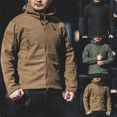 Χειμερινά μπουφάν για άντρες Γυναικεία φλις μπουφάν Ζεστά μπουφάν Τσέπες μπουφάν Ανδρικό παλτό Πολλαπλών φθινοπωρινών χειμώνα με κουκούλα για άντρες εξωτερικού χώρου