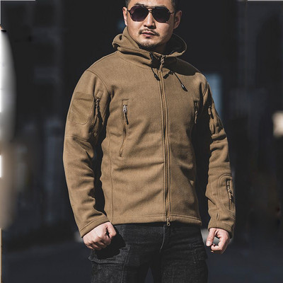 Χειμερινά μπουφάν για άντρες Γυναικεία φλις μπουφάν Ζεστά μπουφάν Τσέπες μπουφάν Ανδρικό παλτό Πολλαπλών φθινοπωρινών χειμώνα με κουκούλα για άντρες εξωτερικού χώρου