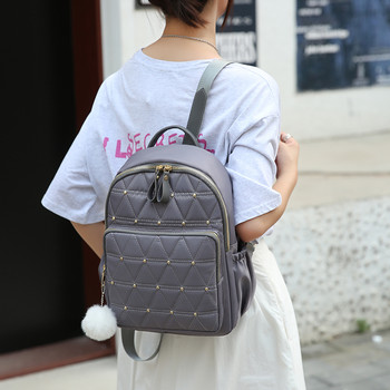 Дамска раница за пътуване Ежедневни водоустойчиви оксфордски чанти през рамо за жени Дамска чанта с голям капацитет Раница Черна чанта Ученическа раница