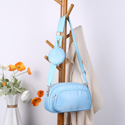 Γυναικείες τσάντες αναψυχής Μικρές τσάντες μόδας Γυναικείες casual τσάντες νάιλον ρυθμιζόμενο λουράκι ιδιοσυγκρασίας Τσάντα ώμου ταξιδιού με πολλές τσέπες