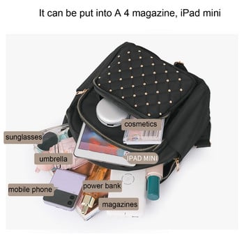 Πολυλειτουργικό σακίδιο πλάτης μεγάλης χωρητικότητας Σακίδιο πλάτης ταξιδιού Υπολογιστή Πλάτη Πακέτο Απλή τσάντα σχολικού βιβλίου για γυναίκες