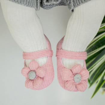 Сладки бебешки обувки с лък за момиче, пролет, есен, момиче, обувки за първи път за малко дете, мека подметка, нехлъзгащи се обувки за момиче, принцеса 0-18 месеца